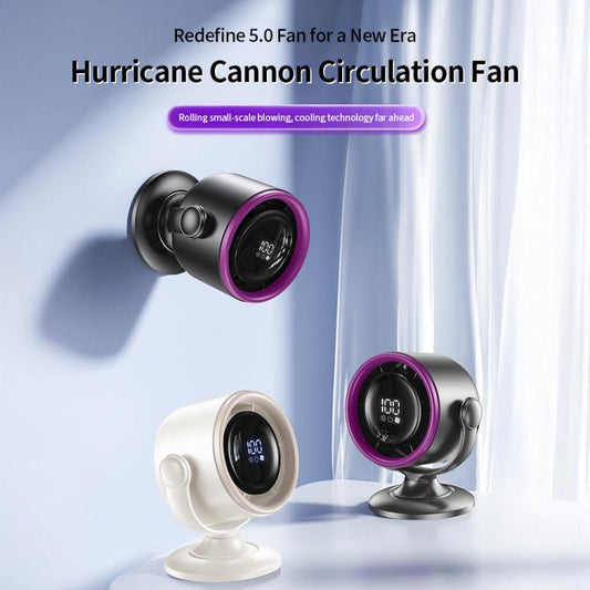 LS01 Bladeless Digital Display Desktop Circulation Fan(White) - Electric Fans by buy2fix | Online Shopping UK | buy2fix