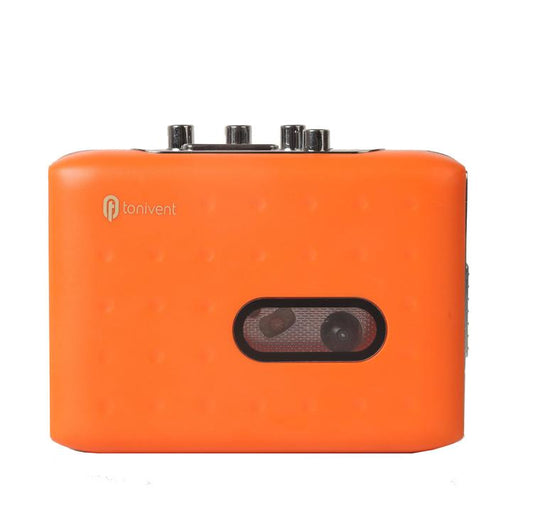 Tonivent TON771 Portable Recorder Tape Converter USB Cassette to MP3 Player(Orange) - Tape Converter by buy2fix | Online Shopping UK | buy2fix