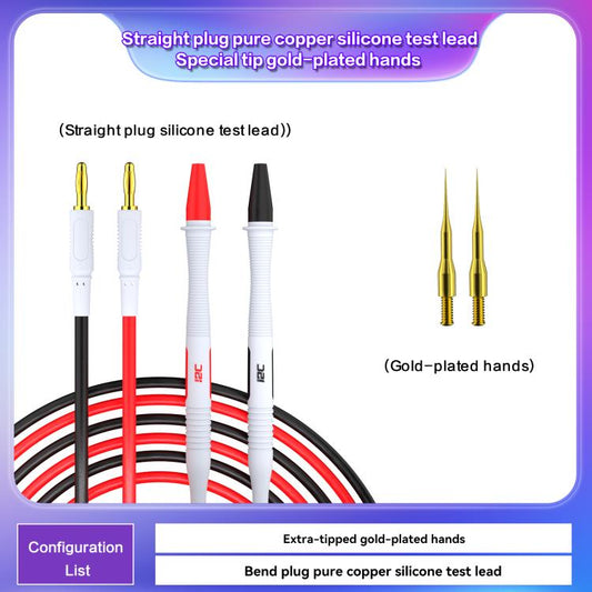 i2C Pure Copper Silicone Probe Detection Pen, Model:Straight Plug Without Stainless Steel Needle - Test Tools by i2C | Online Shopping UK | buy2fix