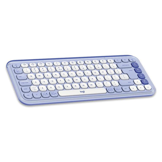 Logitech POP ICON KEYS Wireless Bluetooth Keyboard(Purple) - Wireless Keyboard by Logitech | Online Shopping UK | buy2fix
