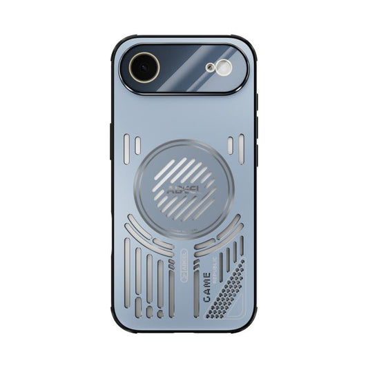 For iPhone Air ABEEL Ice Fox Series Magsafe Heat Sink Cooling Phone Case(Blue) - iPhone Air Cases by buy2fix | Online Shopping UK | buy2fix