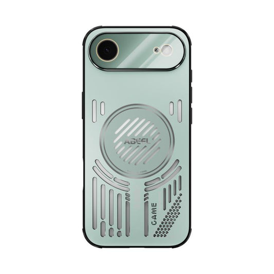 For iPhone Air ABEEL Ice Fox Series Magsafe Heat Sink Cooling Phone Case(Light Green) - iPhone Air Cases by buy2fix | Online Shopping UK | buy2fix