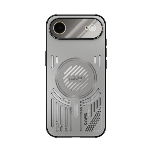 For iPhone Air ABEEL Ice Fox Series Magsafe Heat Sink Cooling Phone Case(Titanium Gray) - iPhone Air Cases by buy2fix | Online Shopping UK | buy2fix