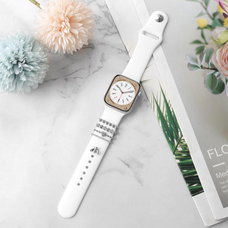 Smart Watch Band Decorative Ring Metal Accessories(Silver Cicada) - Watch Decorations by buy2fix | Online Shopping UK | buy2fix