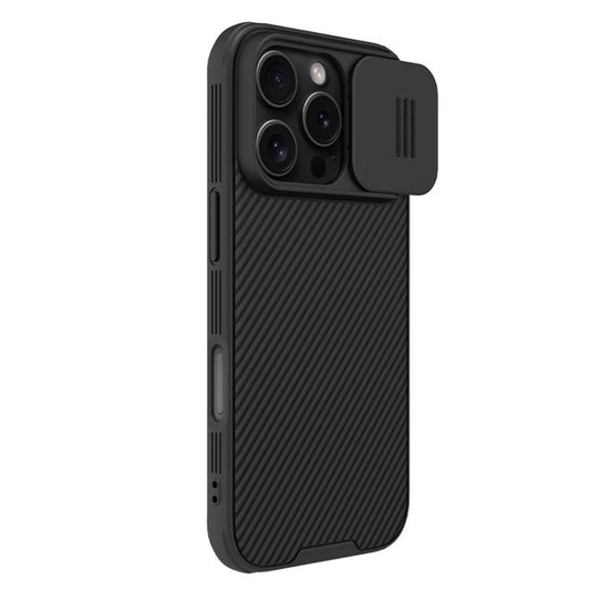 For iPhone 16 Pro NILLKIN CamShield Pro PC Phone Case(Black) - iPhone 16 Pro Cases by NILLKIN | Online Shopping UK | buy2fix