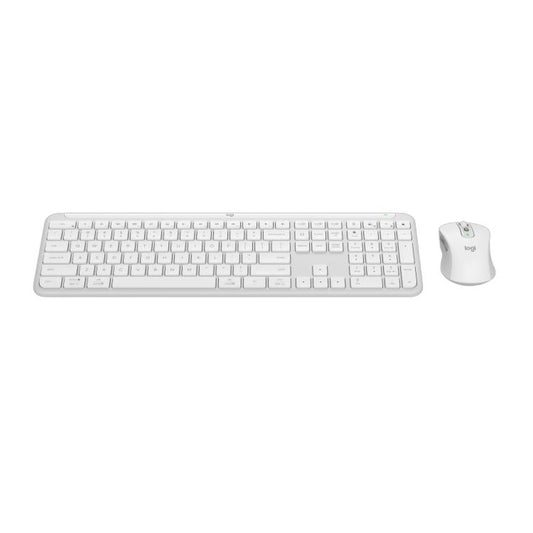 Logitech MK950 Wireless Slim Bluetooth Keyboard and Mouse Set(White) - Wireless Keyboard by Logitech | Online Shopping UK | buy2fix