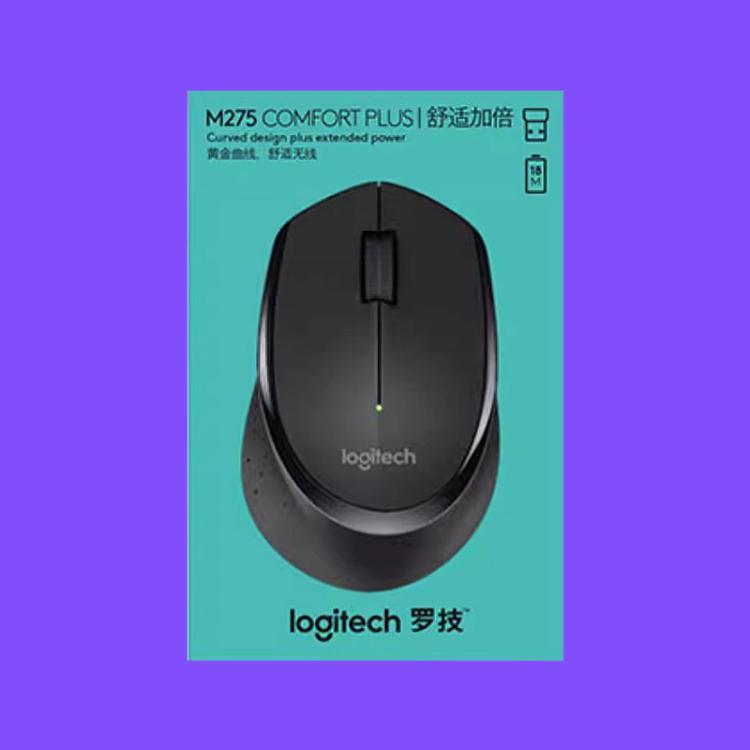 Logitech M275 1000dpi 2.4GHz Wireless Mouse with USB(White) - Wireless Mice by Logitech | Online Shopping UK | buy2fix