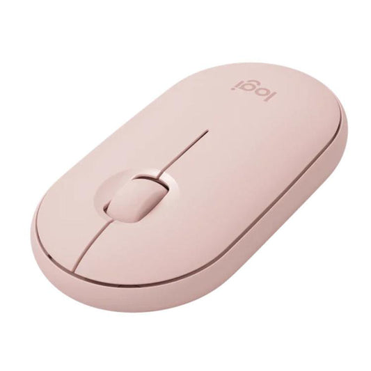 Logitech PEBBLE M350 1000DPI Ultra-Thin Dual-Mode Wireless Bluetooth Mouse(Pink) - Wireless Mice by Logitech | Online Shopping UK | buy2fix