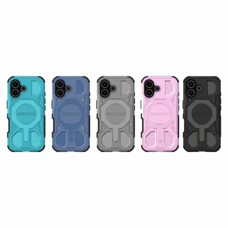 For iPhone 17 BIBERCAS Real Color Series MagSafe Shockproof Phone Case(Gray) - iPhone 17 Cases by BIBERCAS | Online Shopping UK | buy2fix