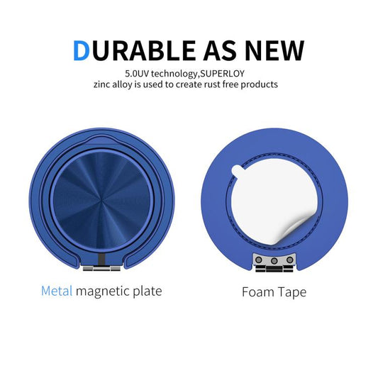 360 Degree Rotation Folding Ring MagSafe Magnetic Phone Holder(Royal Blue) - Ring Holder by buy2fix | Online Shopping UK | buy2fix