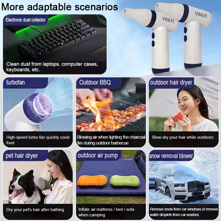 VBEST Handheld High Power Violent Turbo Mini Fan for Dusting / Cooling - Dust Remove Tool by BEST | Online Shopping UK | buy2fix