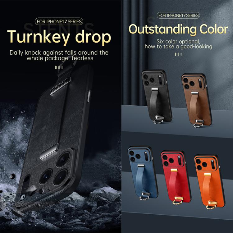 For iPhone 17 Pro Max SULADA Tide Cool Series PC Hybrid Leather Texture Skin Feel Phone Case(Red) - iPhone 17 Pro Max Cases by SULADA | Online Shopping UK | buy2fix