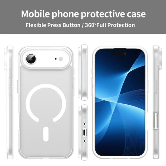 For iPhone Air Fanying Series PC Hybrid TPU Translucent Frosted MagSafe Phone Case(Matte White) - iPhone Air Cases by buy2fix | Online Shopping UK | buy2fix