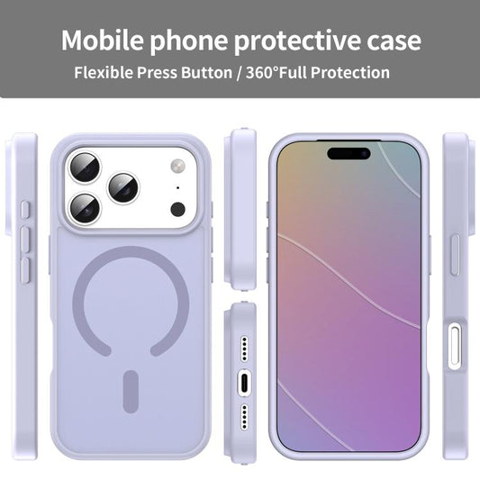 For iPhone 17 Pro Fanying Series PC Hybrid TPU Translucent Frosted MagSafe Phone Case(Lavender) - iPhone 17 Pro Cases by buy2fix | Online Shopping UK | buy2fix