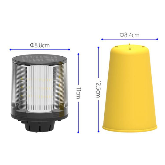 C3 Solar Traffic Light Roadblock Warning Light(Plastic Sleeve) - Warning Lights by buy2fix | Online Shopping UK | buy2fix