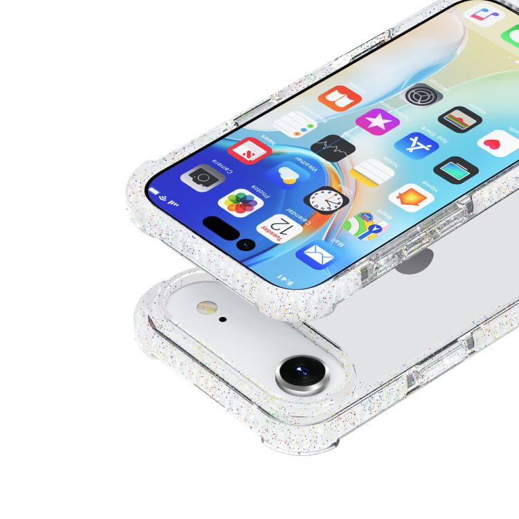 For iPhone Air Acrylic Color Point Transparent Phone Case(White) - iPhone Air Cases by buy2fix | Online Shopping UK | buy2fix