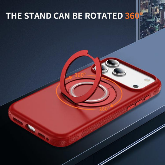 For iPhone 17 Pro Max Gear Holder C MagSafe Phone Case(Red) - iPhone 17 Pro Max Cases by buy2fix | Online Shopping UK | buy2fix