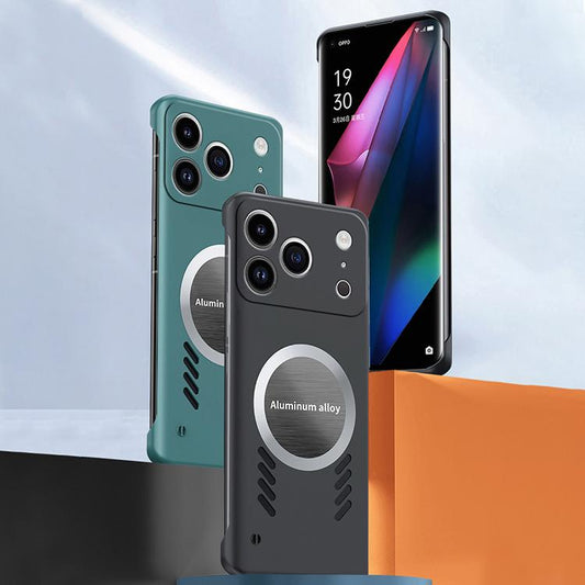 For iPhone 17 Pro Max All-inclusive Lens Frameless Graphene Cooling Phone Case(Black) - iPhone 17 Pro Max Cases by buy2fix | Online Shopping UK | buy2fix