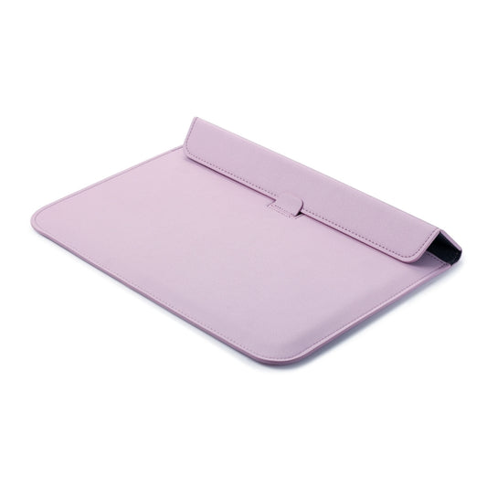 PU Leather Ultra-thin Envelope Bag Laptop Bag for MacBook Air / Pro 13 inch, with Stand Function(Pink) by buy2fix