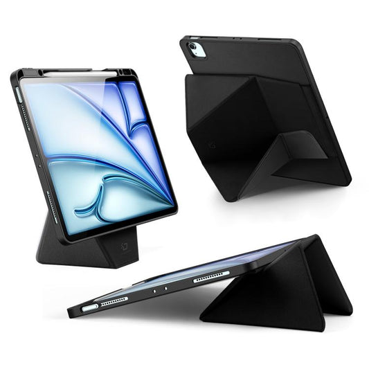 For iPad Air 13 2025 / 2024 DUX DUCIS Vers Series PU + TPU Tablet Case(Black) - iPad Air 13 2025 / 2024 Cases by DUX DUCIS | Online Shopping UK | buy2fix