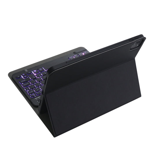 A098BS Detachable Ultra-thin Backlight Bluetooth Keyboard Tablet Case for iPad Air 11 2024 / 2025 / Air 4 10.9 inch 2020, with Stand & Pen Slot(Black) by buy2fix