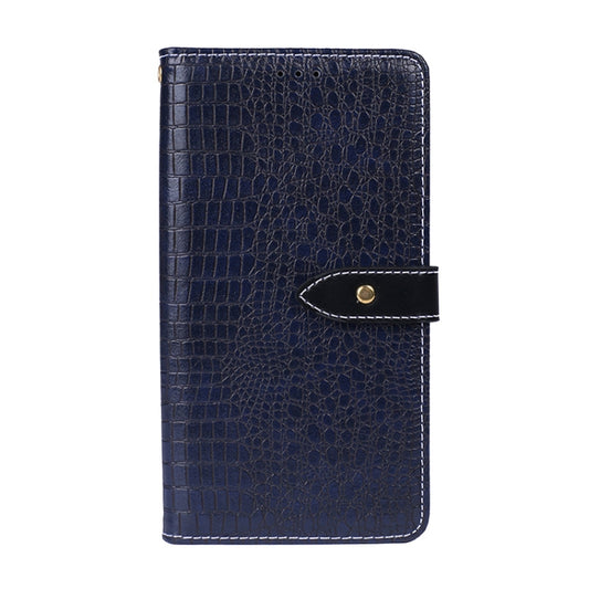 For Wiko View5 / View5 Plus idewei Crocodile Texture Horizontal Flip Leather Case with Holder & Card Slots & Wallet(Dark Blue) - More Brand by idewei | Online Shopping UK | buy2fix