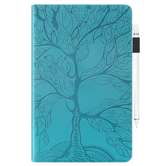 For iPad 10.2 / iPad Pro 10.5 inch Life Tree Series Horizontal Flip Leather Case with Holder & Card Slots & Pen Slot & Sleep / Wake-up Function(Lake Blue) - iPad 10.2 Cases by buy2fix | Online Shopping UK | buy2fix