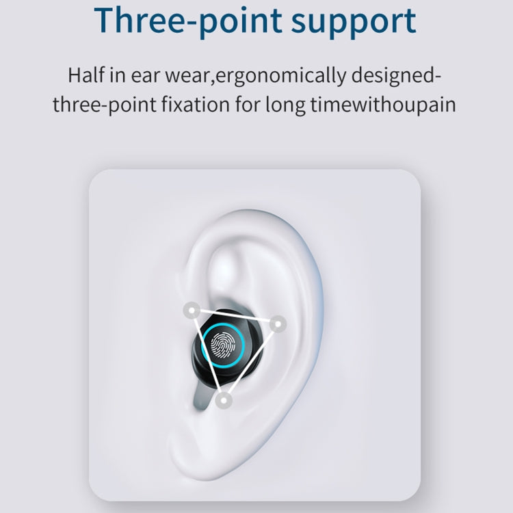 M17 Bluetooth 5.1 LED Display Screen Touch Waterproof Wireless Bluetooth Earphone with Charging Box - Bluetooth Earphone by buy2fix | Online Shopping UK | buy2fix