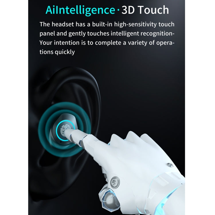 M17 Bluetooth 5.1 LED Display Screen Touch Waterproof Wireless Bluetooth Earphone with Charging Box - Bluetooth Earphone by buy2fix | Online Shopping UK | buy2fix