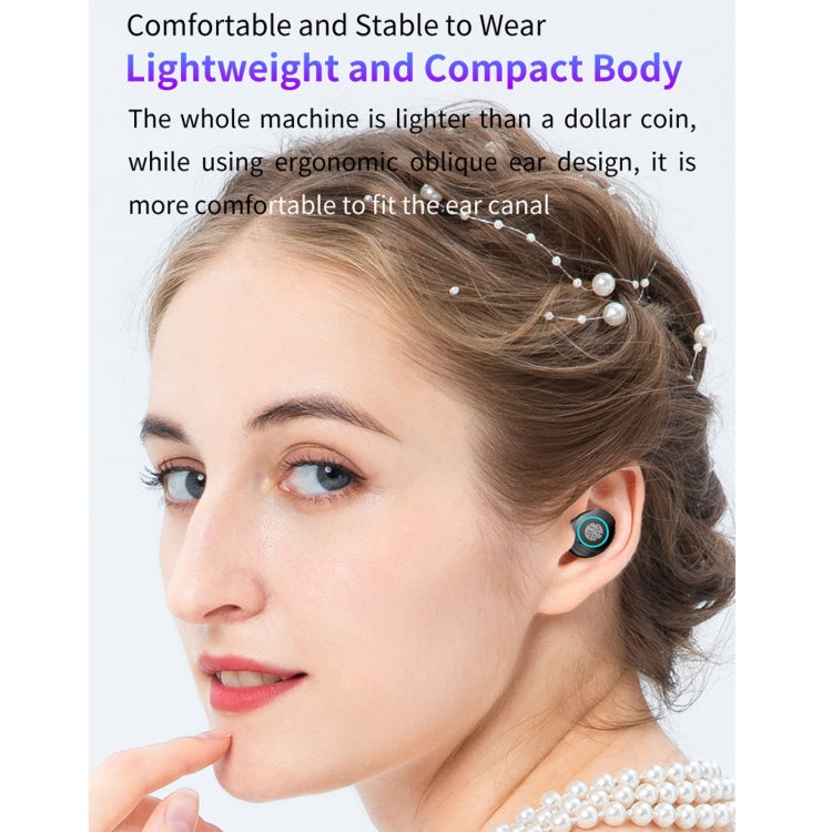 M17 Bluetooth 5.1 LED Display Screen Touch Waterproof Wireless Bluetooth Earphone with Charging Box - Bluetooth Earphone by buy2fix | Online Shopping UK | buy2fix