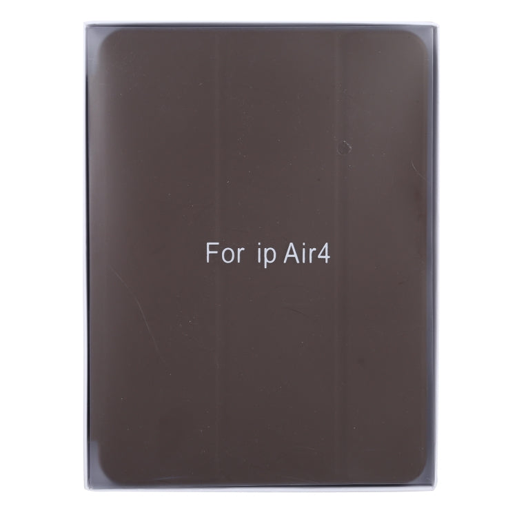 3-fold Horizontal Flip Smart Leather Case with Sleep / Wake-up Function & Holder For iPad Air 4/5 (Brown) - iPad Air (2022) / (2020) 10.9 Cases by buy2fix | Online Shopping UK | buy2fix