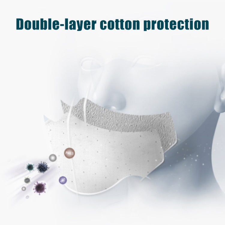 For Men Women Washable Replaceable Filter Breath-Valve PM2.5 Dustproof Face Mask(Black) by buy2fix