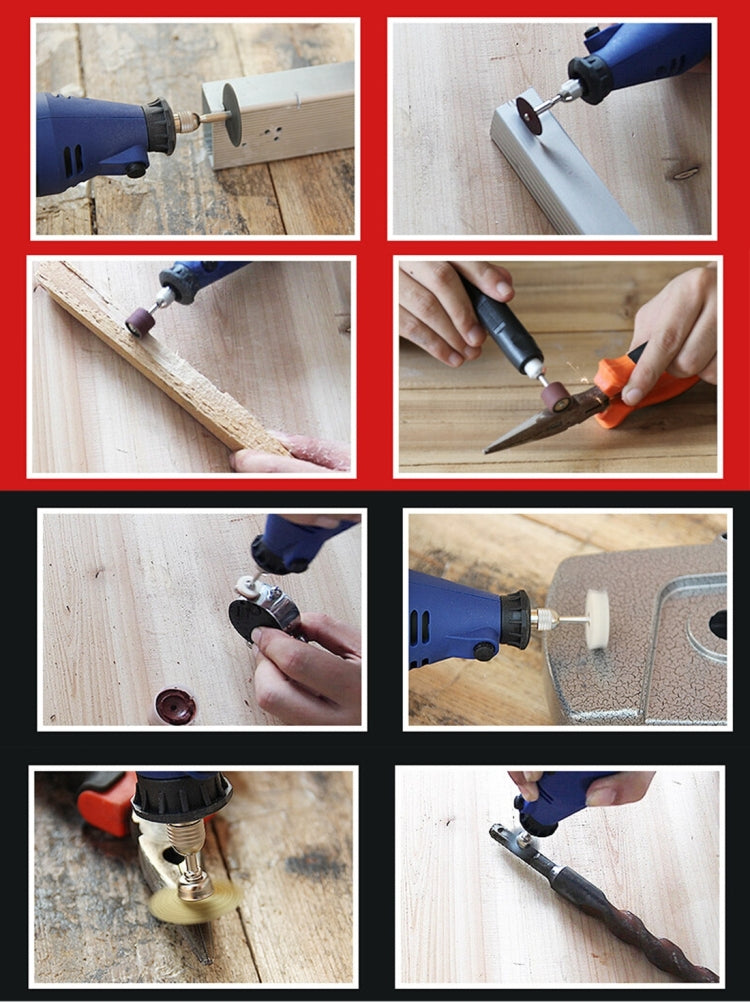 WLXY P-800 80 in 1 Mini Electric Drill Grinder Set, 110V-240V, US Plug by WLXY