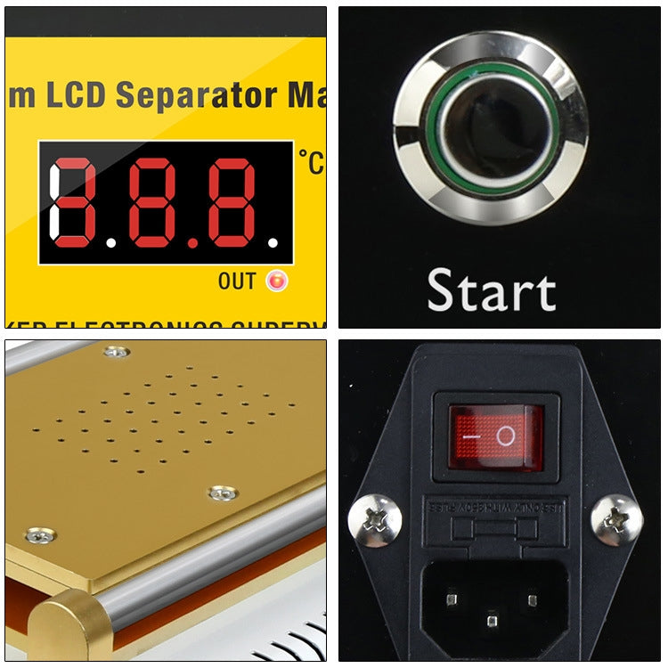 BAKU BK-948D 500W Vacuum Anti-static LCD Touch Panel Separator Machine, AC 220V EU Plug by BAKU