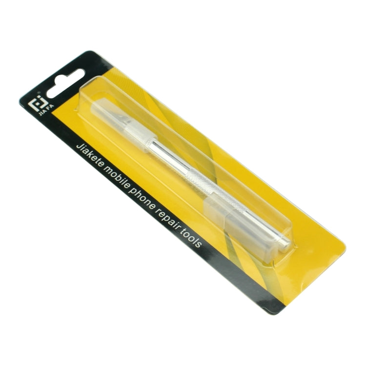 JIAFA JF-621 Metal Carving Knife Professional Mobile Phone Repair Tool with 6 Blades(Silver) by JIAFA