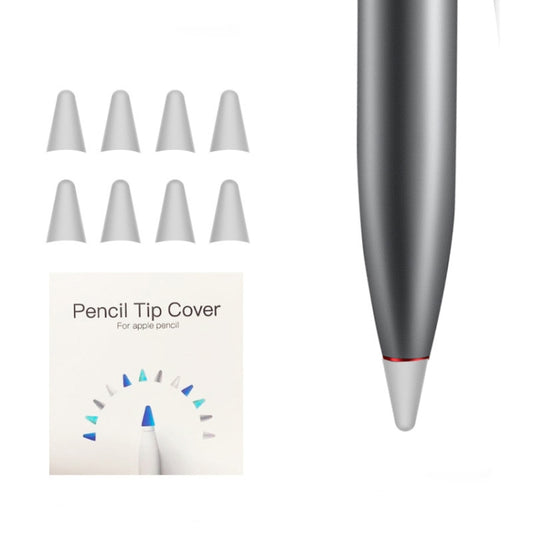 8 PCS Non-slip Mute Wear-resistant Nib Cover for M-pencil Lite (Grey) by buy2fix