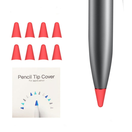 8 PCS Non-slip Mute Wear-resistant Nib Cover for M-pencil Lite (Red) by buy2fix