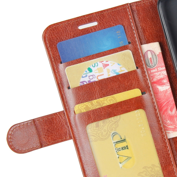 R64 Texture Single Fold Horizontal Flip Leather Case for Huawei P30 Lite, with Holder & Wallet & Card Slots & Photo Frame (Brown) by buy2fix