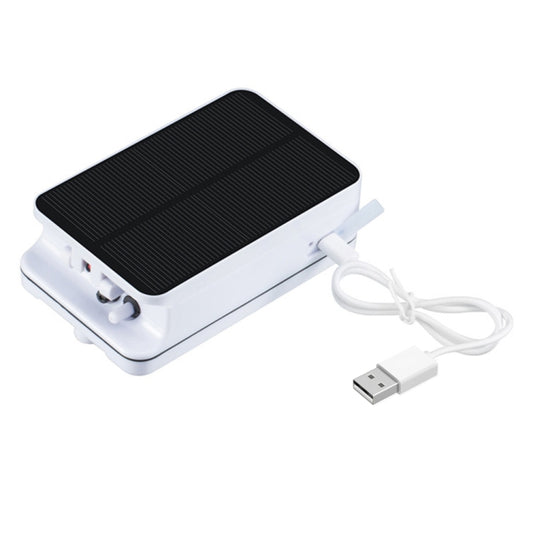 5V Foldable Aquarium Fish Tank Solar Power Air Pump Oxygenator, US Plug - Air Pumps by buy2fix | Online Shopping UK | buy2fix