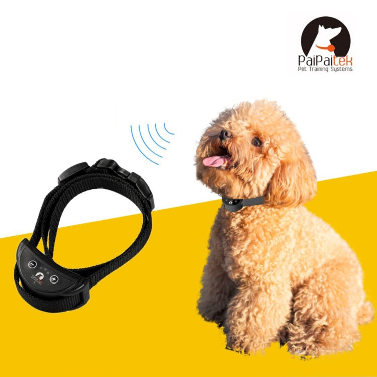 PD258 Automatic Anti Barking Collar Pet Training Control System for Dogs, S Size(Black) by buy2fix