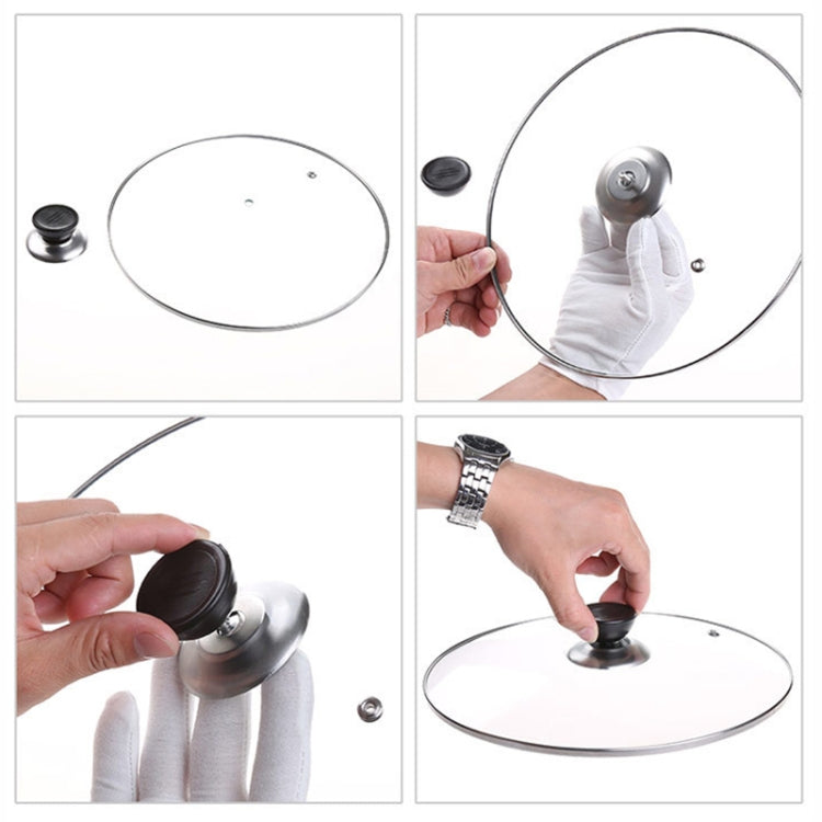 12 PCS Kitchen Universal Replaceable Pot Cover Handle Circular Plastic Knob by buy2fix