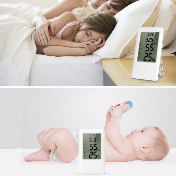 MC501 Adjustable Indoor Thermometer Hygrometer, Charging Version by buy2fix