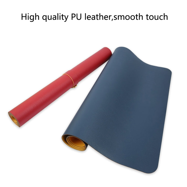 Multifunction Business Double Sided PU Leather Mouse Pad Keyboard Pad Table Mat Computer Desk Mat, Size: 120 x 60cm(Pink White) - Desk Pads by buy2fix | Online Shopping UK | buy2fix