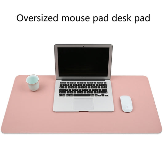 Multifunction Business PU Leather Mouse Pad Keyboard Pad Table Mat Computer Desk Mat, Size: 90 x 45cm(Black) by buy2fix