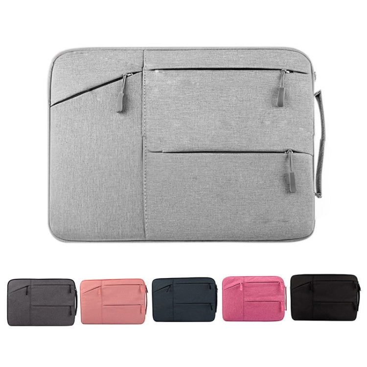 Universal Multiple Pockets Wearable Oxford Cloth Soft Portable Simple Business Laptop Tablet Bag, For 14 inch and Below Macbook, Samsung, Lenovo, Sony, DELL Alienware, CHUWI, ASUS, HP(Pink) by buy2fix