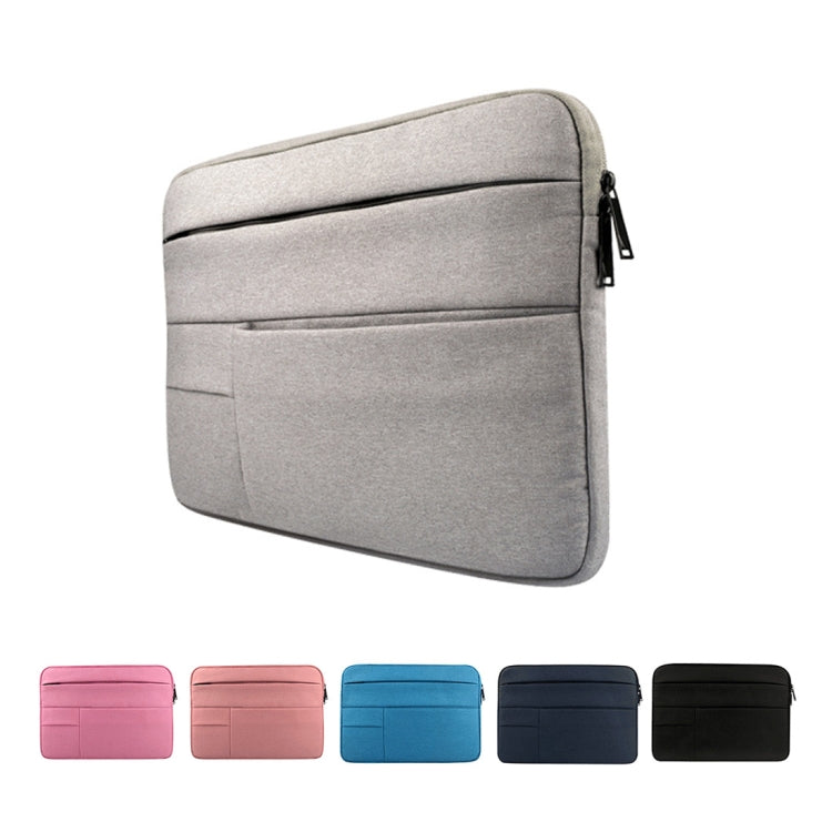 Universal Multiple Pockets Wearable Oxford Cloth Soft Portable Leisurely Laptop Tablet Bag, For 15.6 inch and Below Macbook, Samsung, Lenovo, Sony, DELL Alienware, CHUWI, ASUS, HP (Grey) by buy2fix