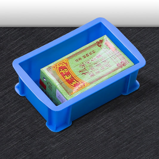 Thick Multi-function Material Box Brand New Flat Plastic Parts Box Tool Box, Size: 15.6cm x 10.1cm x 5.3cm(Blue) by buy2fix