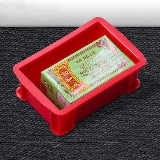 Thick Multi-function Material Box Brand New Flat Plastic Parts Box Tool Box, Size: 15.6cm x 10.1cm x 5.3cm(Red) by buy2fix