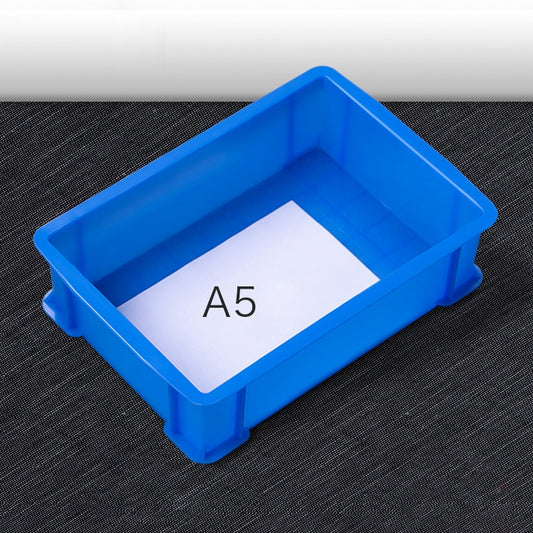 Thick Multi-function Material Box Brand New Flat Plastic Parts Box Tool Box, Size: 30.2cm x 20.9cm x 8.3cm(Blue) by buy2fix