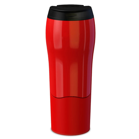 Portable Mighty Mug Solo Travel Coffee Herbal Ice Tea Fizzy Drink Mug Water Bottle Cup, Capacity: 500ml(Red) by buy2fix